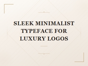 Elegant Geometric Sans Serif Fonts for Luxury Minimalist Logo Design